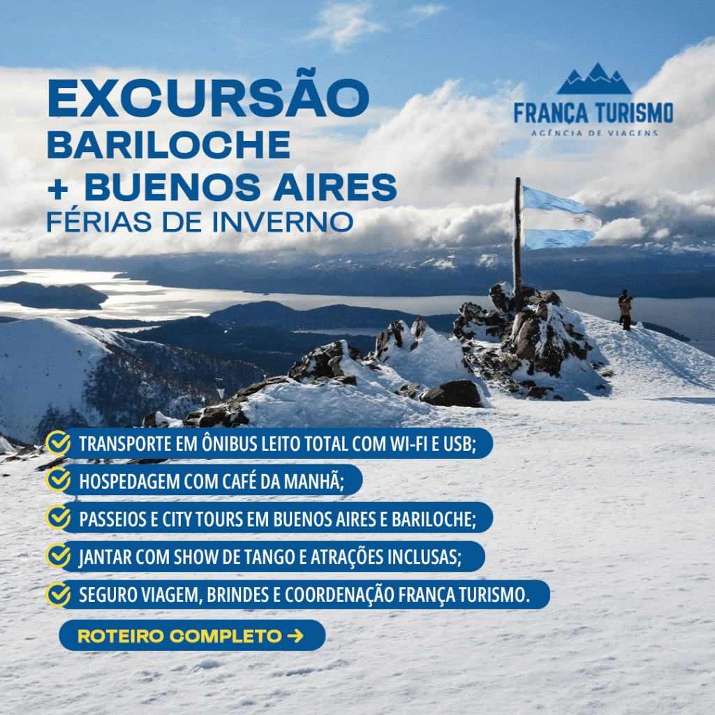 EXCURSÃO BARILOCHE + BUENOS AIRES